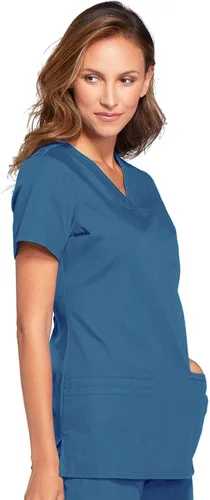 Vista 6 de Cherokee Workwear Originals - Camiseta de manga corta para mujer