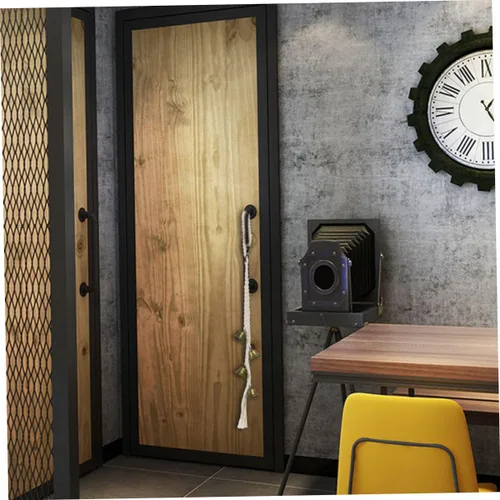 Vista 4 de IMIKEYA Timbre de puerta vintage con cuerda manual para casa de campo y sala