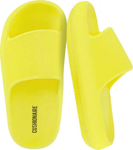 Vista 20 de CUSHIONAIRE Feather-K Cloud Slides, EVA Waterproof Pool Sandals for Kids Negro