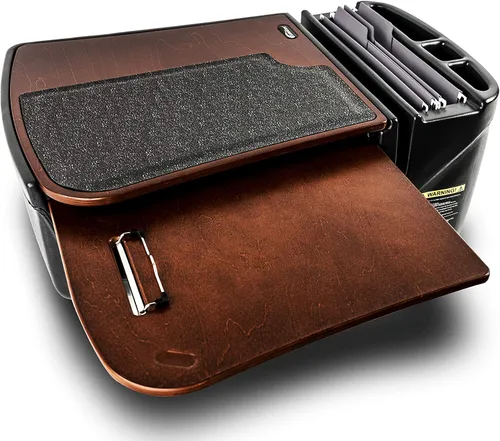 Vista 3 de Escritorio AutoExec GripMaster para automóvil, Escritorio para carro, talla única , Mahogany