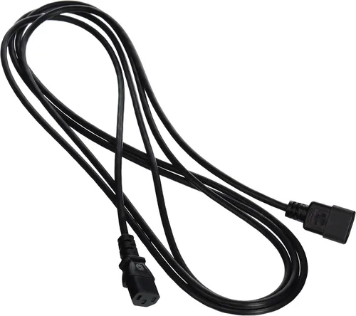 Vista 28 de Cable de alimentación C2G, cable de extensión corto, cable de extensión de alimentación, cable de alimentación de bloqueo, 10A, 250V, negro, 1 pie