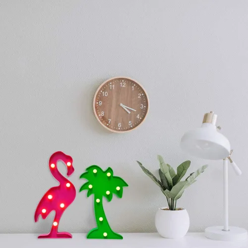 Vista 3 de AceList Tropical Luau Party Supplies Flamingos Palm Trees Sign Light para decoración de fiesta temática hawaiana cumpleaños dormitorio decoración