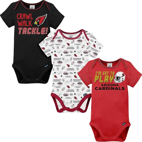Vista 26 de Gerber - Mameluco unisex de manga corta para bebé, equipo de la NFL, paquete de 3