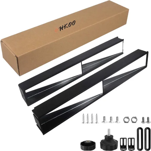 Vista 3 de Espejo retrovisor para carrito de golf, HKOO Espejo de carrito de golf, espejo retrovisor universal de 4 paneles para carritos de golf EZGO, Club CAR