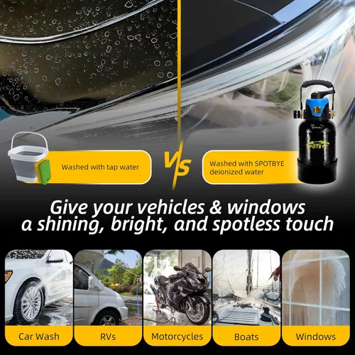 Vista 7 de Filterelated Sistema de Agua Desionizada Portátil para Lavado de Auto sin Manchas, Kit de Filtro Eliminador de Manchas de Agua de Bypass para RV