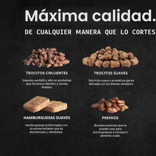 Vista 10 de Vital Essentials Alimento liofilizado para gatos, mini puntas de carne de res y pollo, bolsa de 8 onzas