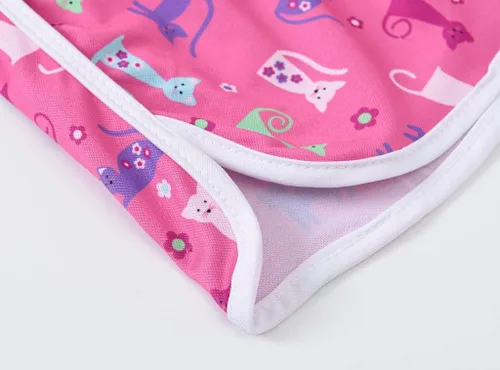 Vista 6 de Paquete de 3 pantalones cortos deportivos para niñas, pantalones cortos de entrenamiento para correr, con delfín, gimnasio, con lazo, 3-10 años