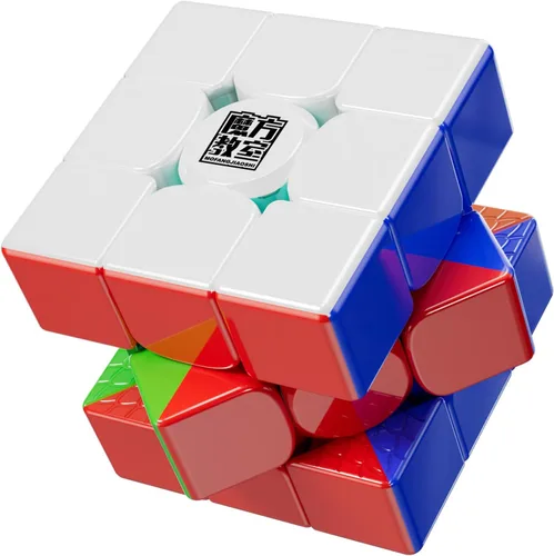 Vista 10 de Moyu RS3M V5 SE Ball Core recubierto UV 3x3 SpeedCube, rompecabezas 3x3 sin calcomanías RS3M V5 MagLev Master Cube (MagLev+Ball Core Magic Clothes)