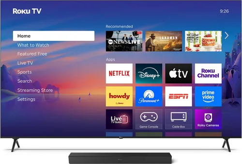 Vista 25 de Roku Smart TV 2026 – Serie Select de 43 pulgadas, 4K HDR TV – Roku TV con control remoto por voz – Televisión LED de pantalla plana con Wi-Fi