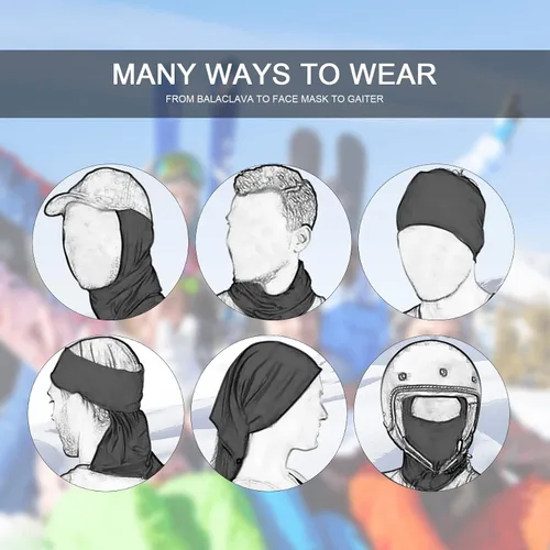 Vista 4 de Ski Mask for Men Women, Balaclava Face Mask Men, Pooh Shiesty Mask, Full Face Mask UV Protection Outdoor Sports