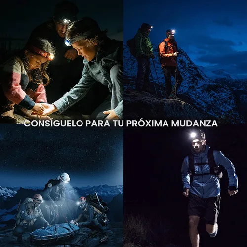 Vista 7 de PHILIPS SFL3183RH - Linterna frontal LED recargable, luz de flash impermeable para exteriores, accesorios de campamento, 6 modos para senderismo