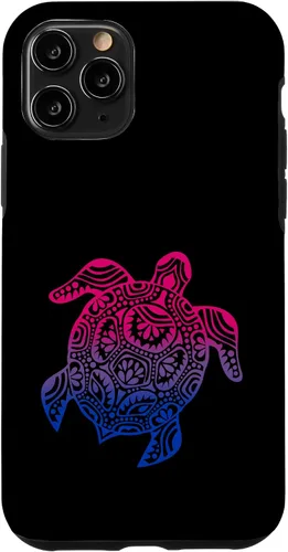 Vista 10 de iPhone 15 Bisexual Pride Sutil Bi LGBTQ Orgullo Gay Lindo Tortuga LGBT Caso