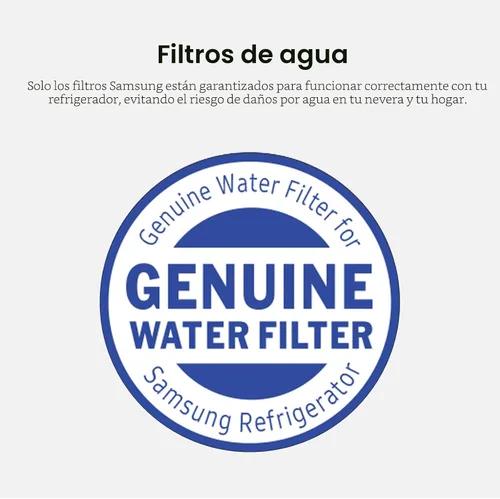 Vista 5 de SAMSUNG Filtros originales para agua y hielo del refrigerador, filtración de bloque de carbono para agua potable limpia y clara, HAF-QIN-3P