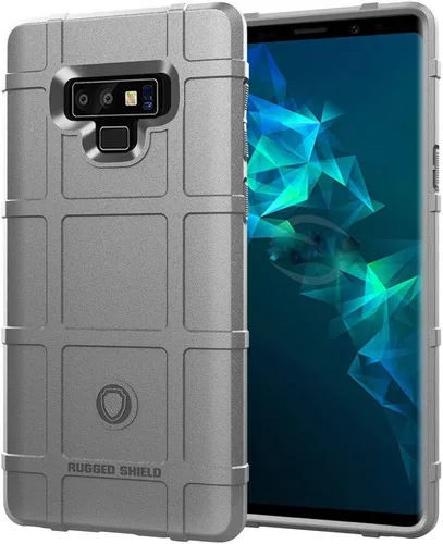 Vista 18 de Para Note 9 Caso, (Rugged Shield Series) TPU Grueso Sólido Armadura Rough Armor Funda Protectora Táctica Para Galaxy Note 9 (6.4 pulgadas) - Verde