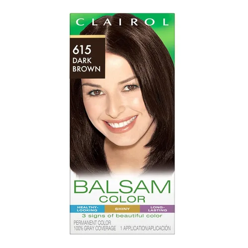 Vista 30 de Clairol Balsam - Tinte permanente para el cabello, marrón oscuro 020, paquete de 1 unidad