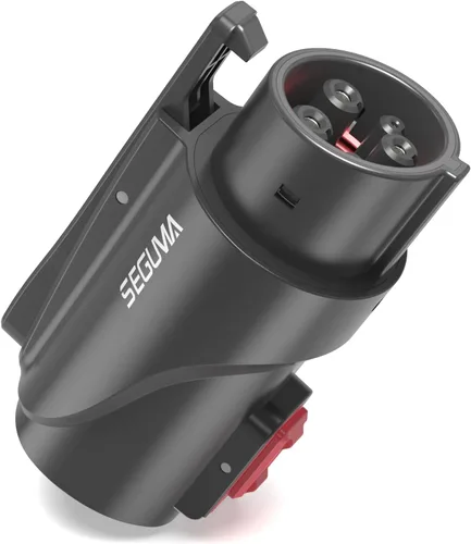 Vista 9 de Adaptador NACS a J1772, adaptador de carga de EV J1772 máximo de 80 amperios 250 V J1772 para cargador Tesla, compatible con conector de pared