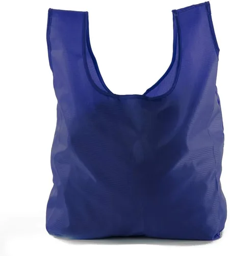 Vista 6 de Mato & Hash Bolsas de comestibles reutilizables Plegables con bolsa de cuerda integrada Bolsa de nailon Ripstop