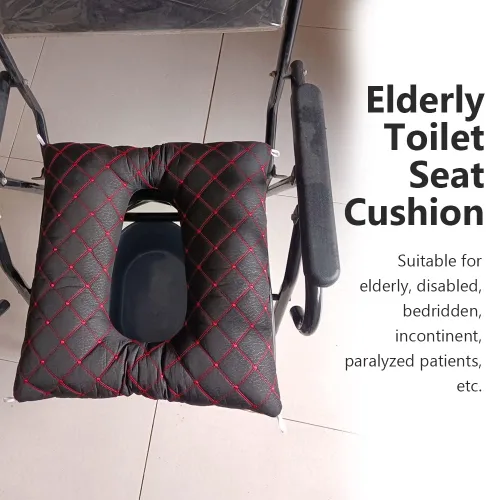 Vista 6 de Cojín de asiento de inodoro para ancianos, almohadilla suave antidecúbito para silla de ruedas, almohadilla de cómoda para lactancia
