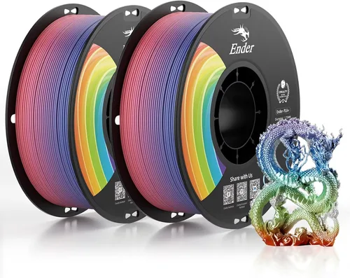 Vista 17 de Creality PLA Plus - Filamento de 1/16”, resistencia PLA Pro mejorada, precisión dimensional de +/- 0.03 mm, carrete de 2.2 libras, filamento Ender