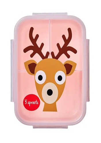 Vista 5 de 3 Sprouts Lonchera Bento - Contenedor a prueba de fugas con 3 compartimentos para niños, oso