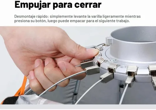Vista 3 de Godox Caja de luz parabólica de liberación rápida QR-P120 (47.1')