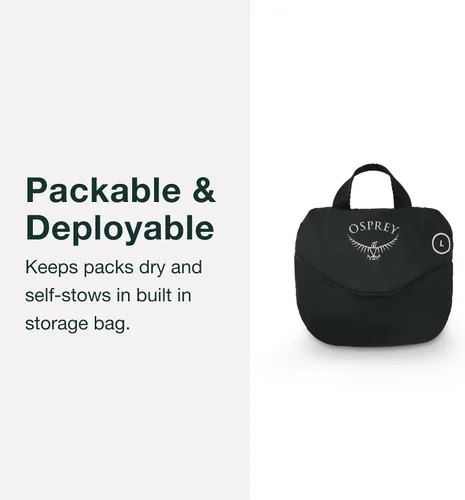 Vista 3 de Osprey Funda impermeable ultraligera para mochila Negro