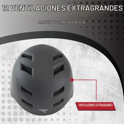Vista 4 de Casco de bicicleta Flybar - Multideporte, certificado dual, ajustable, ligero, para skateboard, patinaje, pogo, scooter eléctrico, snowboard