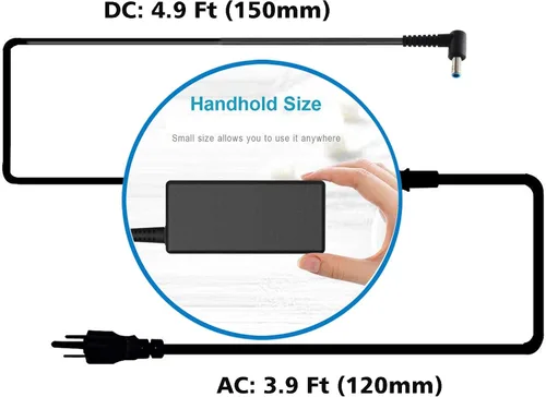 Vista 3 de Cargador de TV DC de 19 V para monitor de pantalla ancha LG de 22 pulgadas, 24 pulgadas, 27 pulgadas, 28 pulgadas, 29 pulgadas, 32 pulgadas, 34