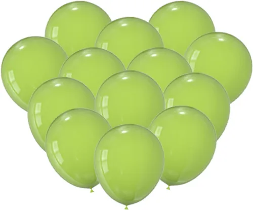 Vista 11 de 100 globos en varios tamaños de 12 y 10 pulgadas, perfectos para Navidad, día de San Patricio, brochas, graduaciones, decoraciones de fiesta de baby