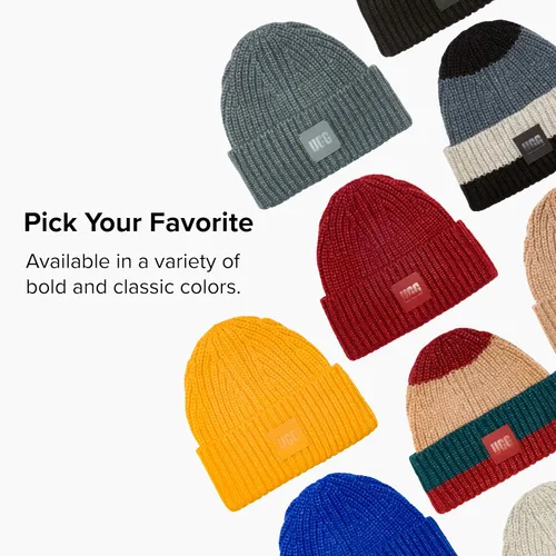 Vista 4 de UGG Gorro de punto acanalado grueso para hombre