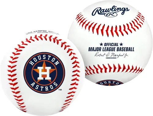 Vista 25 de Rawlings Béisbol oficial de la MLB 2026 con logo del equipo Todos los 30 equipos de la MLB disponibles