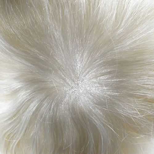 Vista 13 de Mens Toupee Natural Hairline Swiss Lace Toupee Remy Human Hair Piece For Men Bleached Knots Mens Hair Replacement System Toupee 6X8#1 Jet Black 100%