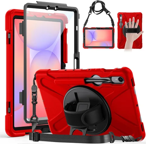 Vista 26 de Gerutek Funda para Samsung Galaxy Tab S6 Lite de 10.4 pulgadas 2024/2022/2020, funda protectora de cuerpo completo con protector de pantalla
