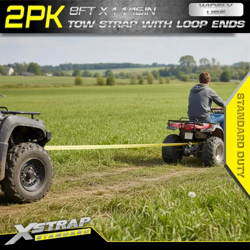 Vista 2 de XSTRAP STANDARD 2PK 1-3/4''x 8 pies de correas de remolque con extremos en bucle, eslinga de elevación con correa de tela