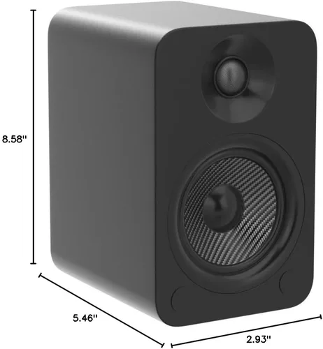Vista 9 de Kanto YU4GB Altavoces alimentados con Bluetooth y preamplificador phono incorporado Apagado y encendido automáticos Control remoto incluido