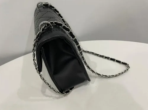 Vista 4 de Bolso de mano para mujer, bolso de hombro, bolso de moda, color negro, Negro, S