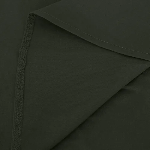 Vista 5 de Camisetas para hombre, estilo casual, con botones, de manga larga, color sólido, para vestir muscular, a la moda, para el trabajo, fitness, ropa