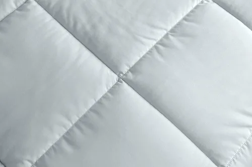 Vista 3 de Edredón reversible hipoalergénico con plumón alternativo, manta de calor medio, Azul/Blanco