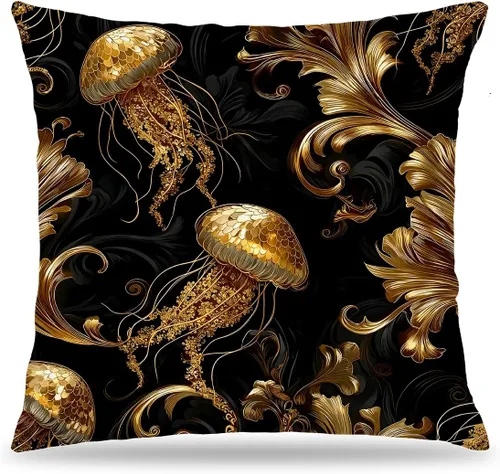 Vista 12 de Fundas de Almohada Gótica de Polilla y Mariposa 18x18, Fundas de Almohada Celestial de Luna de Academia Oscura para Sofá, Decoración Gótica