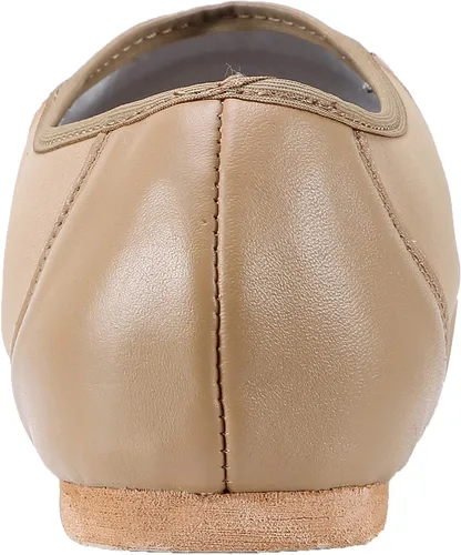 Vista 3 de ARCLIBER Zapato de jazz de cuero para niñas y niños (niños grandesniños pequeñosniños)