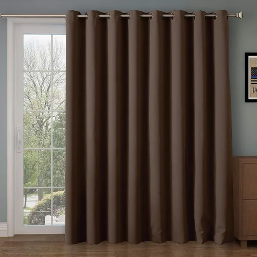 Vista 26 de Rose Home Fashion Cortinas opacas para puerta corrediza, oscurecimiento de la habitación, cortinas con aislamiento térmico para sala de estar