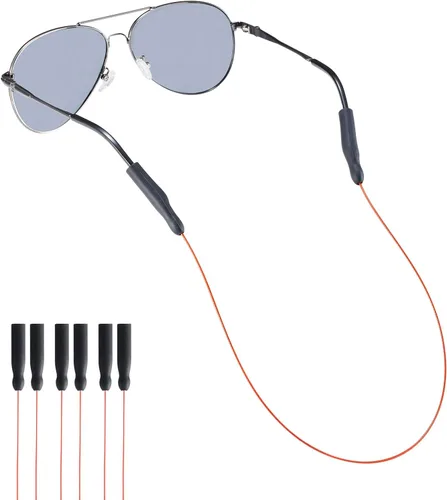 Vista 11 de Correa para Gafas - Correa para Gafas de Sol, Correas para Gafas Sin Cable de Cola, Cordón para Anteojos, Sujetadores de Gafas Alrededor del Cuello