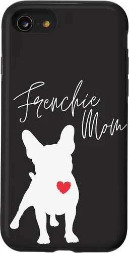 Vista 18 de Frenchie Mom French Bulldog Black Case for iPhone 17