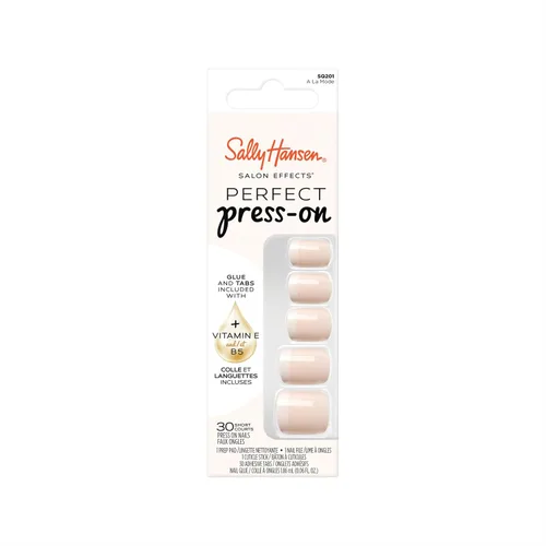 Vista 45 de Sally Hansen Pegamento perfecto para uñas con brocha, fijación de larga duración, cepillo de precisión, fórmula de vitamina E y B5, suave y no daña