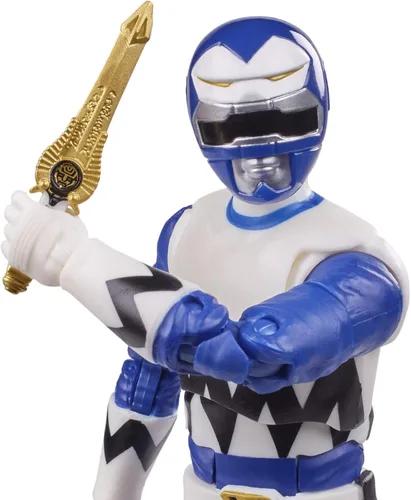 Vista 6 de Power Rangers Lightning Collection Lost Galaxy Blue Ranger - Figura de acción coleccionable de 6 pulgadas con accesorios