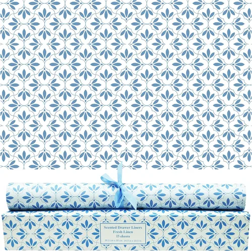 Vista 12 de SCENTORINI Revestimientos de cajones para tocador, forros de cajones perfumados de algodón limpio, forro de cajón para tocador, dormitorio, estante