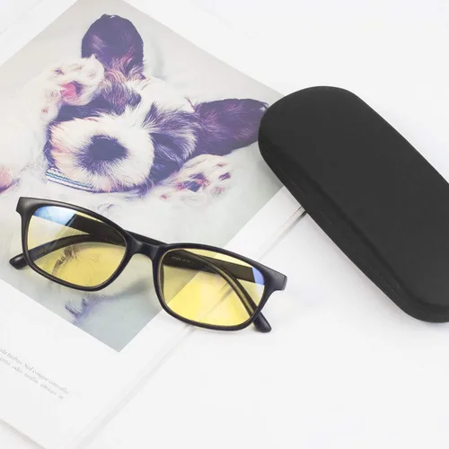 Vista 4 de RayLove Estuches unisex rígidos para gafas, funda protectora para gafas..