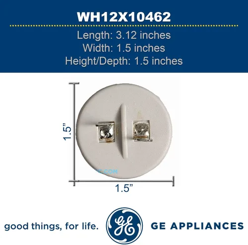 Vista 4 de GE WH12X10462 Condensador original OEM para lavadoras GE