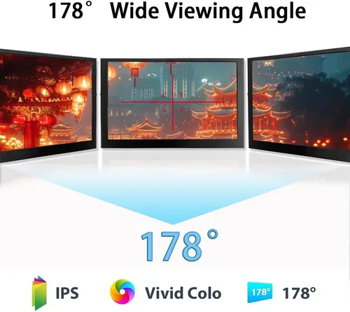 Vista 3 de 5 pulgadas WSVGA 1024 * 600 pantalla de alto píxel 100% SRGB sin panel táctil HDMI módulo compatible para Raspberry PI 3/3B/3B+/4/4B naranja pi