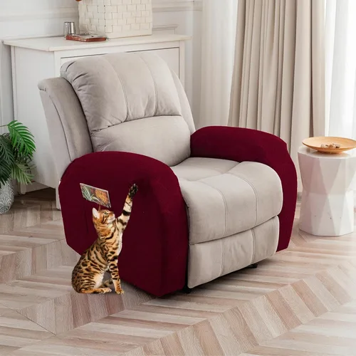 Vista 20 de Funda para Silla Reclinable 100% Impermeable, 1 Pieza Fundas Elásticas para Sofá Reclinable Lavables para Silla Reclinable para Mascotas, Perros